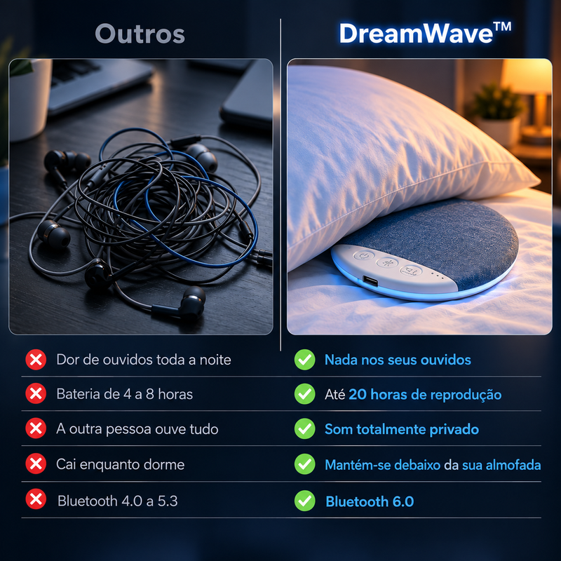 Altifalante em forma de almofada DreamWave™