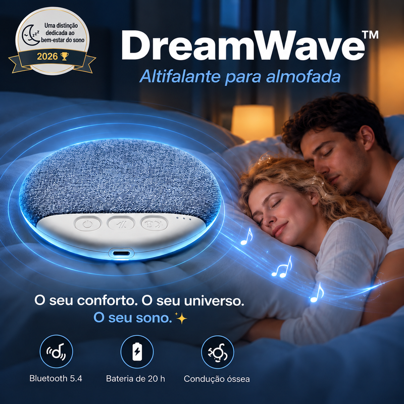Altifalante em forma de almofada DreamWave™