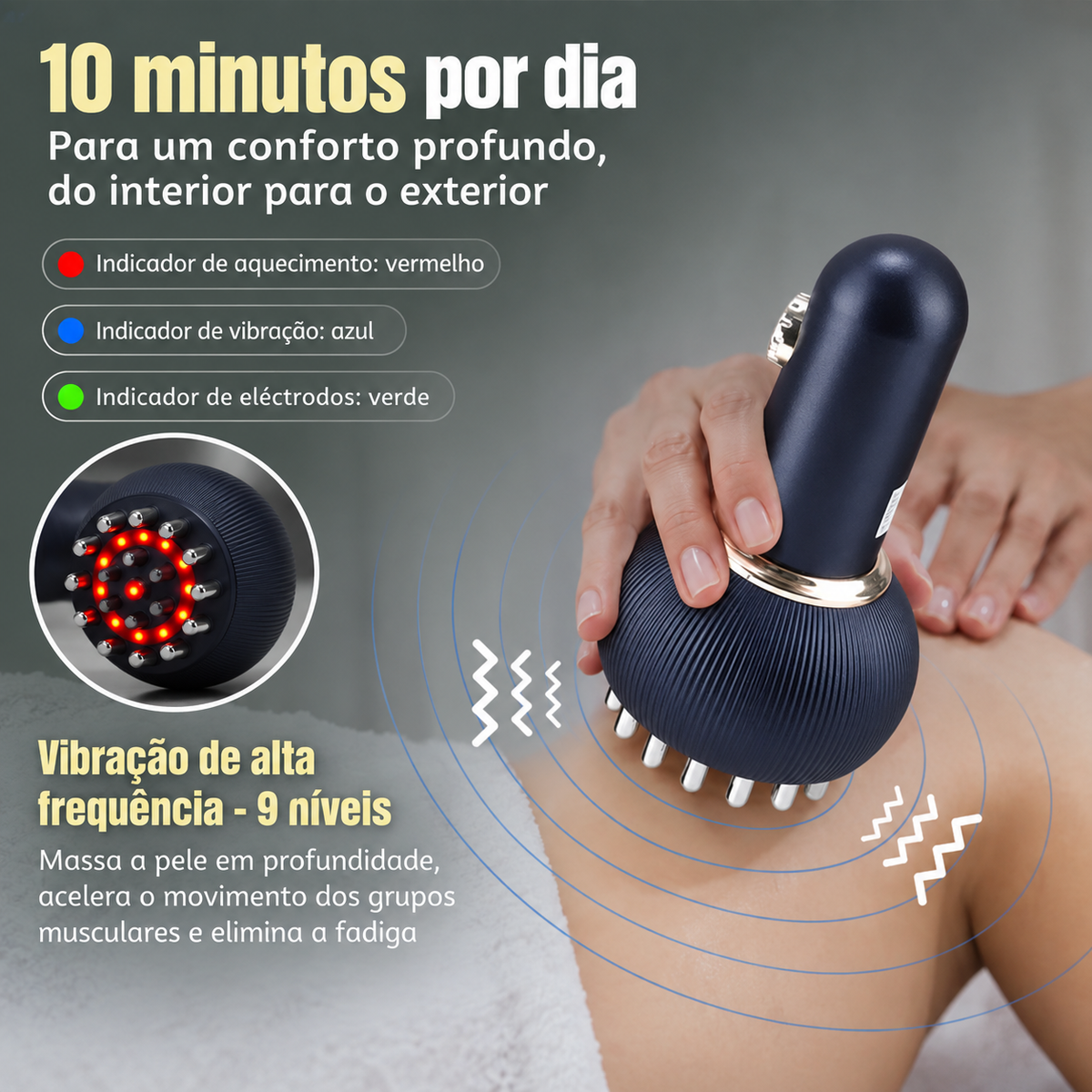 Massageador Inteligente de Meridianos 5 em 1