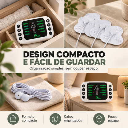 Dispositivo Elétrico Portátil de Massagem para Alívio da Fadiga