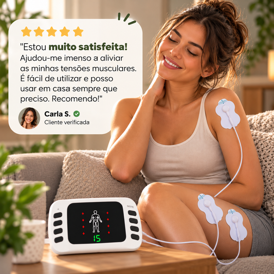 Dispositivo Elétrico Portátil de Massagem para Alívio da Fadiga